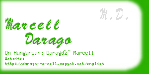 marcell darago business card
